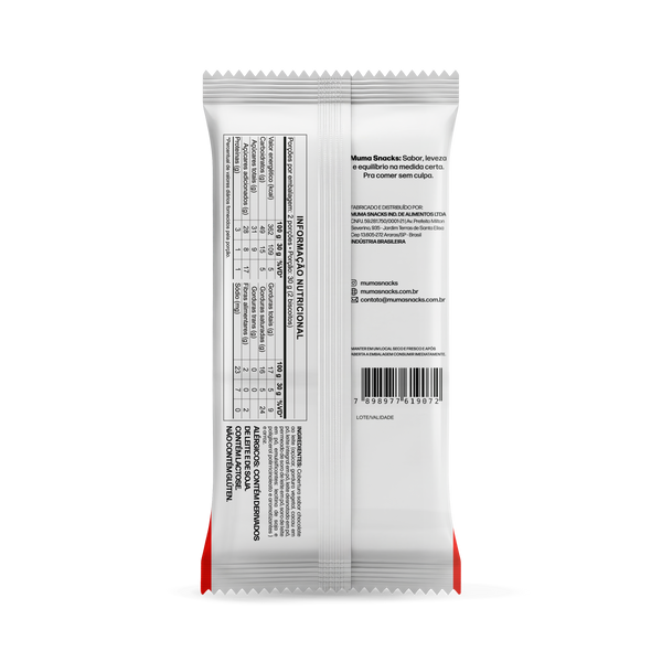 Biscoito de Arroz Chocolate ao Leite 60g - Muma Snacks