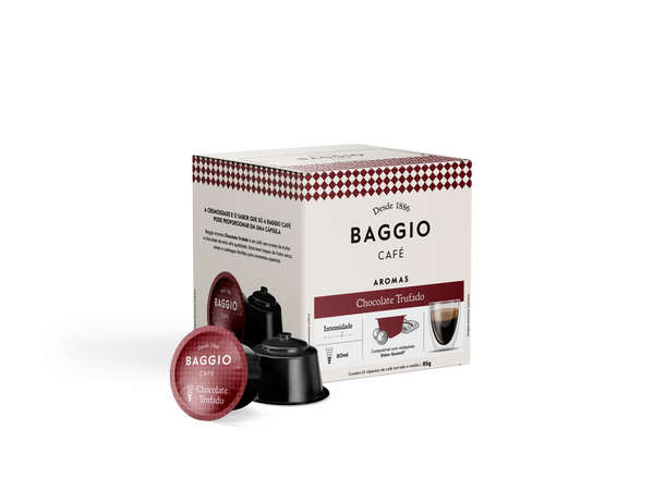 Baggio Aromas Chocolate Trufado - 10 Cápsulas para Dolce Gusto ® - Assinatura 15% OFF