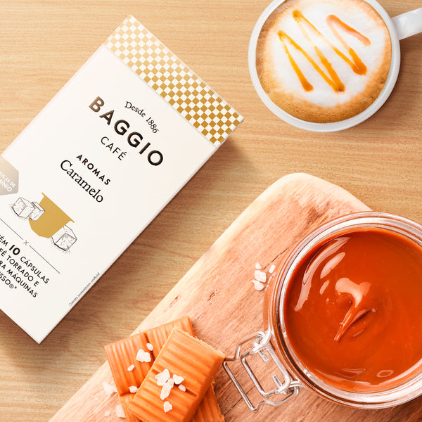 Baggio Aromas Caramelo - 10 Cápsulas p/ Nespresso*