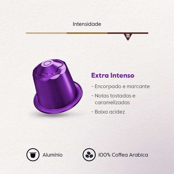 Baggio Extra Intenso - 10 Cápsulas p/ Nespresso*