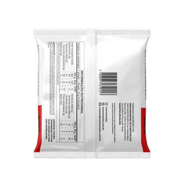 Biscoito de Arroz Chocolate ao Leite 30g - Muma Snacks