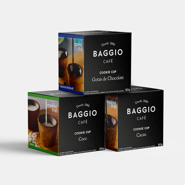 Kit Baggio Café Cápsulas + Cookie Cups